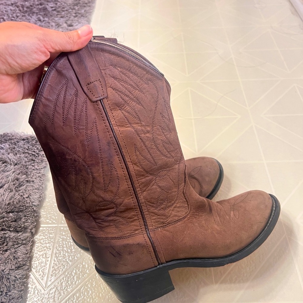 Old West Leather Cowboy Boots